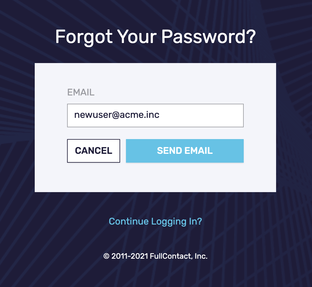 Reset Password